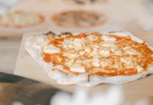 Wedding food pizza