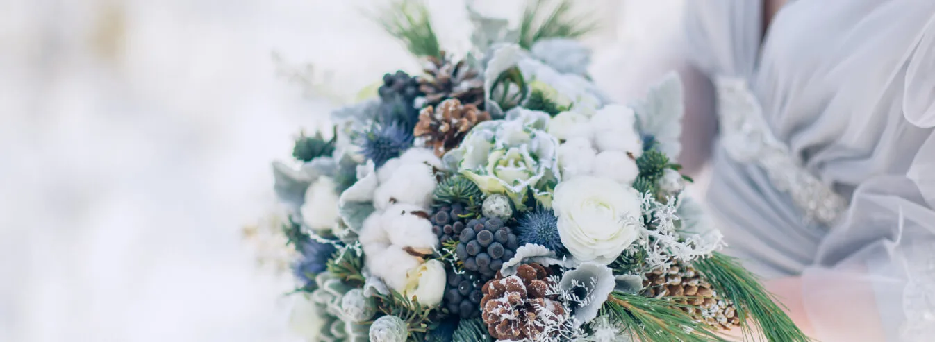 winter wedding flowers