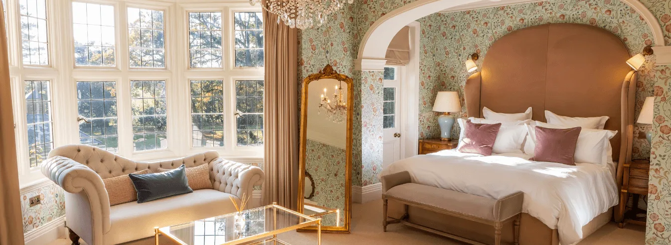 bridal suite at baddow park house