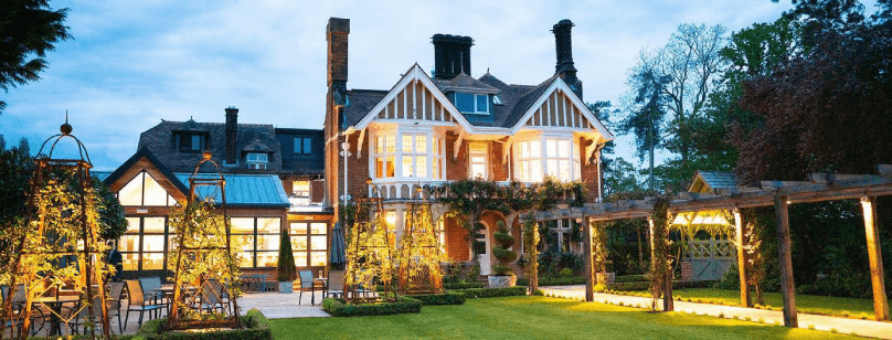 the grounds at luxury wedding venue in essex